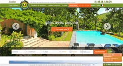 Desktop Screenshot of gites-de-france-aude.com